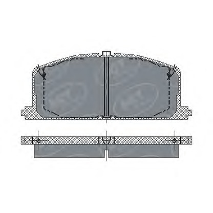 Foto Juego de pastillas de freno SCT Germany SP118PR