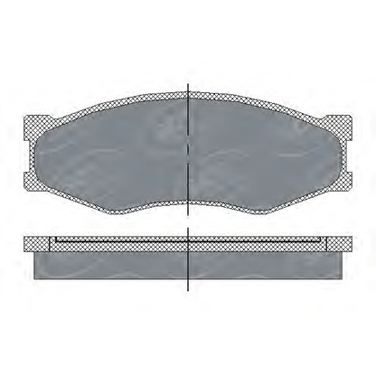 Foto Bremsbelagsatz, Scheibenbremse SCT Germany SP119PR