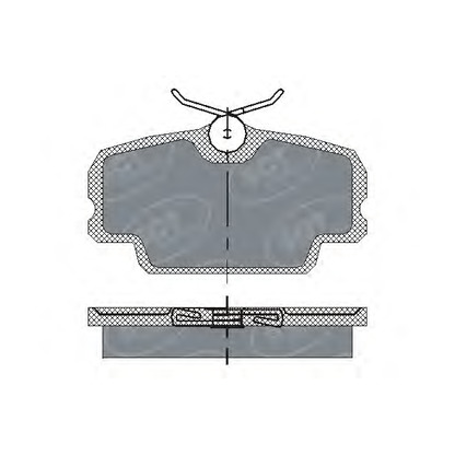 Фото Комплект тормозных колодок, дисковый тормоз SCT Germany SP141PR