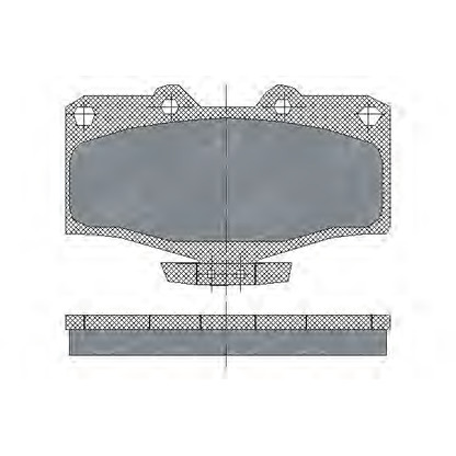 Фото Комплект тормозных колодок, дисковый тормоз SCT Germany SP160PR