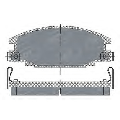 Photo Brake Pad Set, disc brake SCT Germany SP174PR