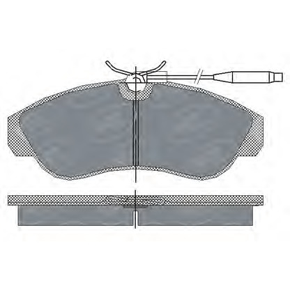 Foto Bremsbelagsatz, Scheibenbremse SCT Germany SP183PR
