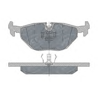 Photo Brake Pad Set, disc brake SCT Germany SP198PR