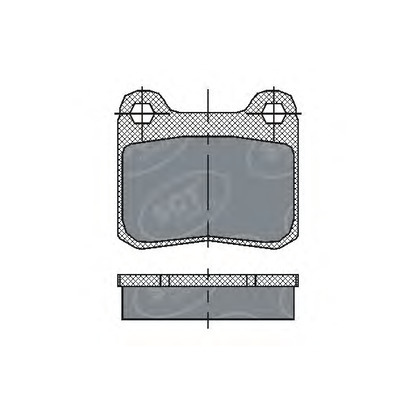 Photo Kit de plaquettes de frein, frein à disque SCT Germany SP200PR