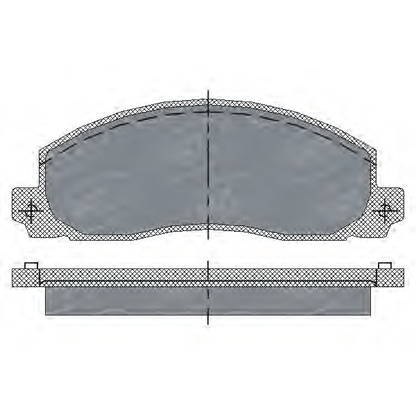 Photo Brake Pad Set, disc brake SCT Germany SP208PR