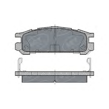 Photo Brake Pad Set, disc brake SCT Germany SP211PR