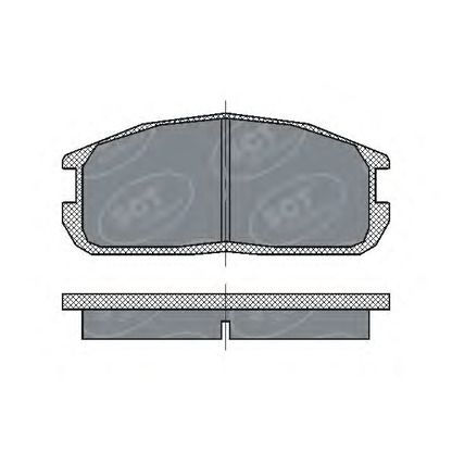 Фото Комплект тормозных колодок, дисковый тормоз SCT Germany SP220PR