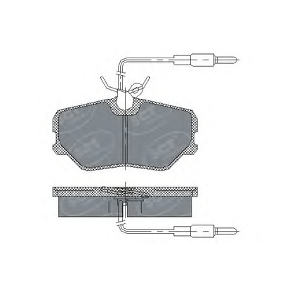 Photo Brake Pad Set, disc brake SCT Germany SP221PR