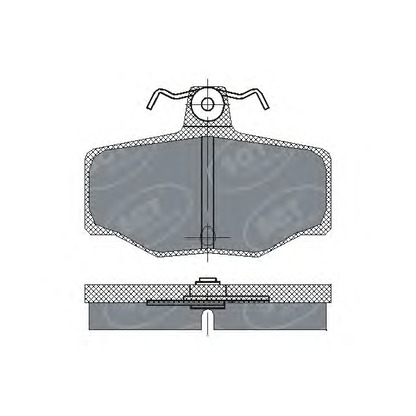 Photo Brake Pad Set, disc brake SCT Germany SP224PR