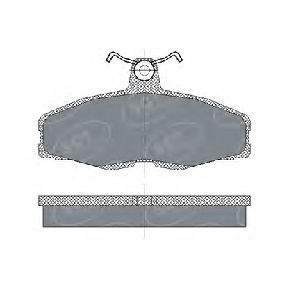 Photo Brake Pad Set, disc brake SCT Germany SP225PR