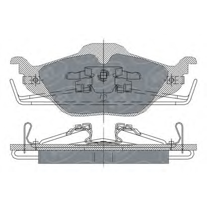 Photo Brake Pad Set, disc brake SCT Germany SP241PR