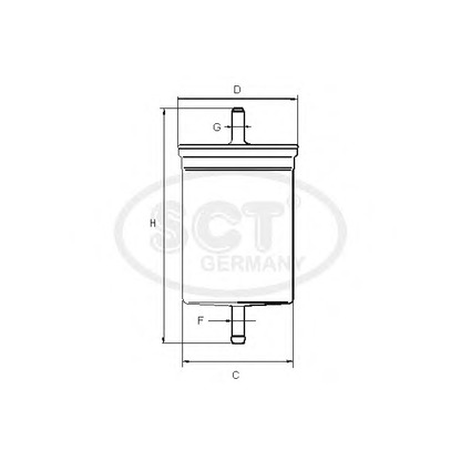 Photo Filtre à carburant SCT Germany ST314