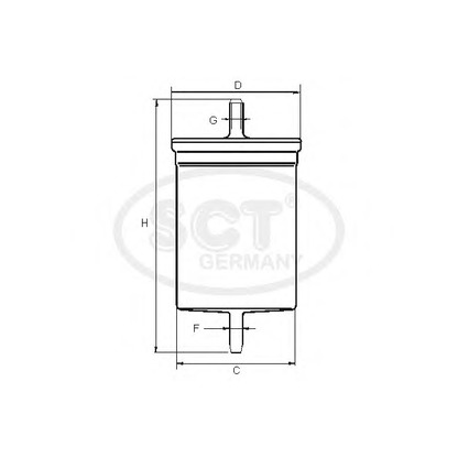 Photo Fuel filter SCT Germany ST342