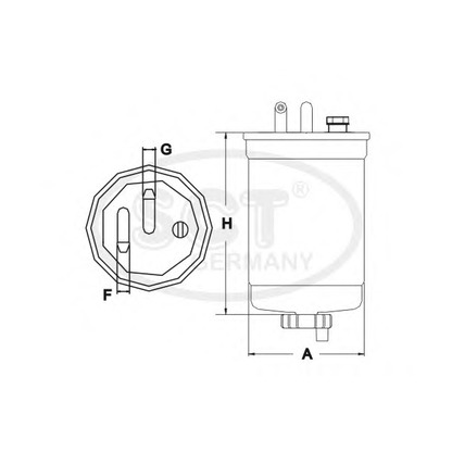 Photo Fuel filter SCT Germany ST347