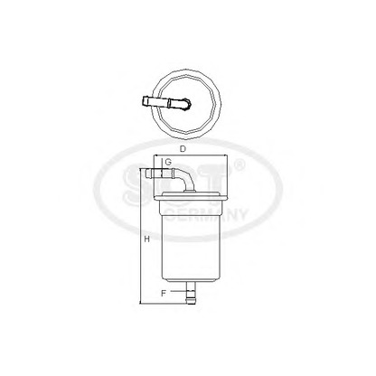 Photo Fuel filter SCT Germany ST709