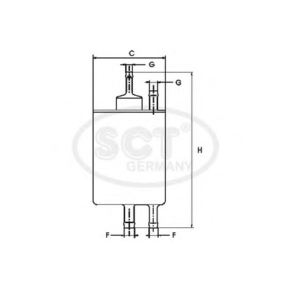 Foto Kraftstofffilter SCT Germany ST800