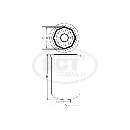 Photo Air Dryer Cartridge, compressed-air system SCT Germany STB301