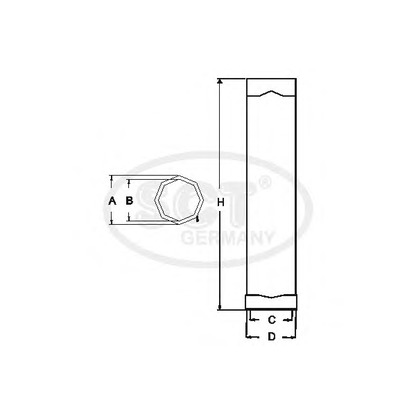 Foto Filtro aria secondaria SCT Germany SW3804