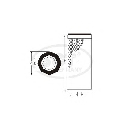 Foto Luftfilter SCT Germany SW3898