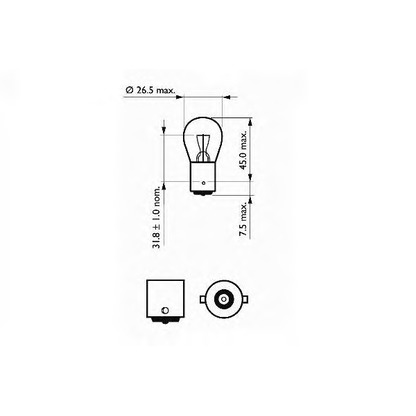 Photo Bulb, indicator; Bulb, stop light SCT Germany 202075