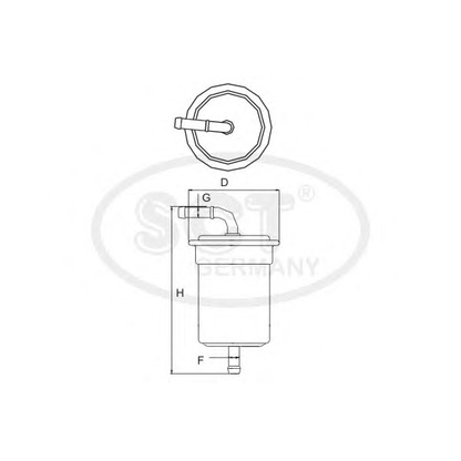 Foto Filtro combustible SCT Germany ST713