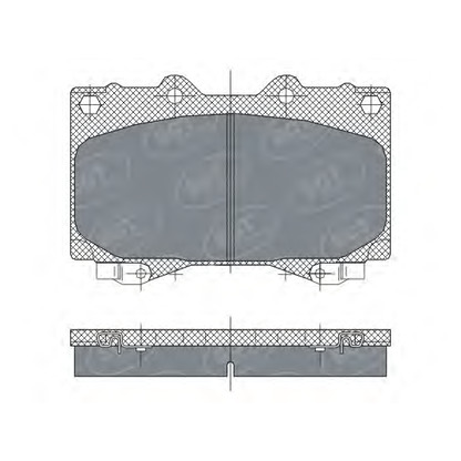 Foto Bremsbelagsatz, Scheibenbremse SCT Germany SP270PR