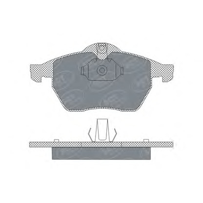 Photo Brake Pad Set, disc brake SCT Germany SP303PR