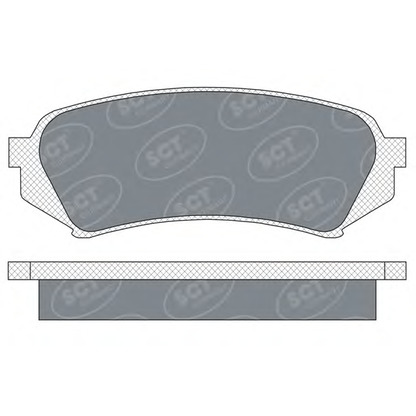 Photo Brake Pad Set, disc brake SCT Germany SP307PR