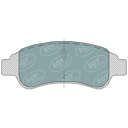 Photo Brake Pad Set, disc brake SCT Germany SP314PR