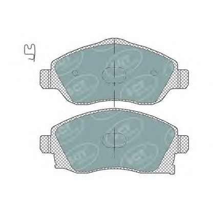 Photo Brake Pad Set, disc brake SCT Germany SP320PR