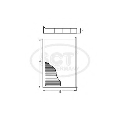 Photo Filter, interior air SCT Germany SA1161