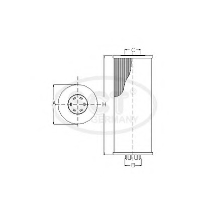 Foto Filtro combustible SCT Germany SC7056P