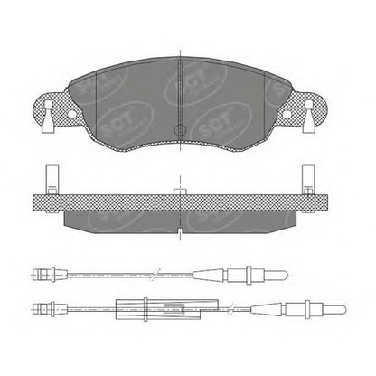 Foto Bremsbelagsatz, Scheibenbremse SCT Germany SP420PR
