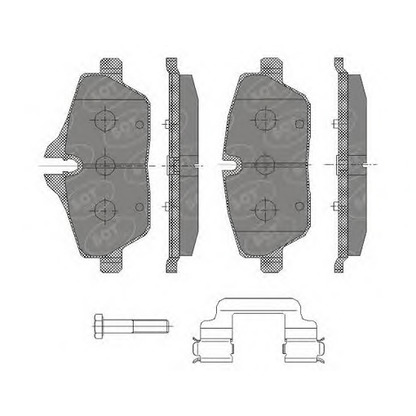 Фото Комплект тормозных колодок, дисковый тормоз SCT Germany SP430PR