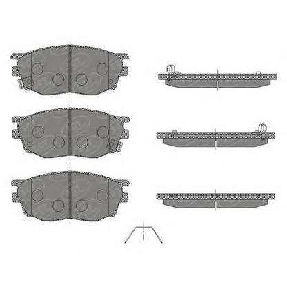 Photo Brake Pad Set, disc brake SCT Germany SP443PR