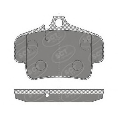 Photo Brake Pad Set, disc brake SCT Germany SP462PR