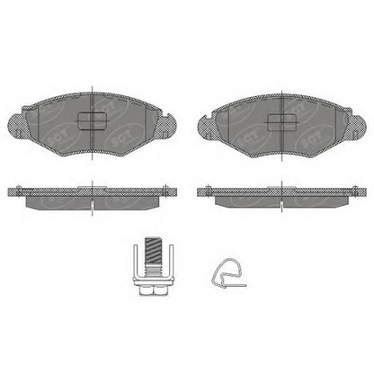 Photo Kit de plaquettes de frein, frein à disque SCT Germany SP489PR