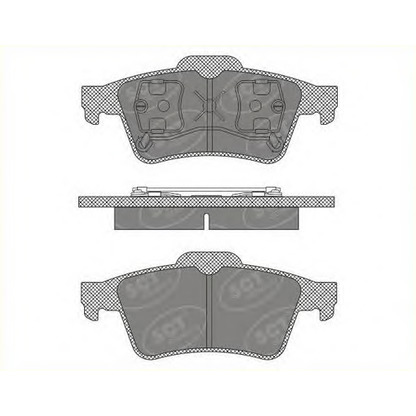 Photo Brake Pad Set, disc brake SCT Germany SP606PR