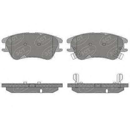 Фото Комплект тормозных колодок, дисковый тормоз SCT Germany SP620PR