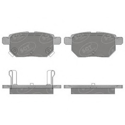 Photo Kit de plaquettes de frein, frein à disque SCT Germany SP659PR