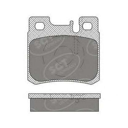 Photo Brake Pad Set, disc brake SCT Germany SP660PR