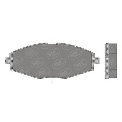 Photo Brake Pad Set, disc brake SCT Germany SP666PR