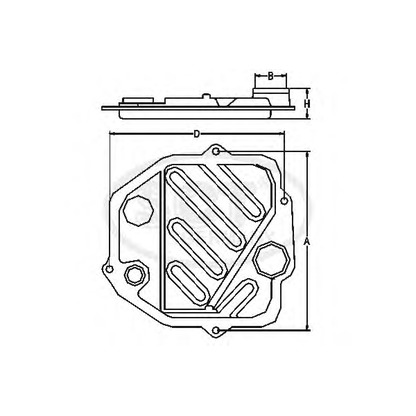 Photo Hydraulic Filter Set, automatic transmission SCT Germany SG1097