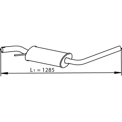 Photo Middle Silencer DINEX 74320