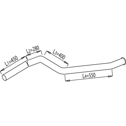 Photo Exhaust Pipe DINEX 28600