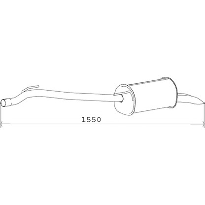 Foto Endschalldämpfer DINEX 74306