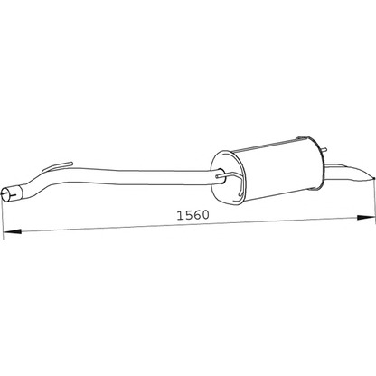 Photo End Silencer DINEX 74367