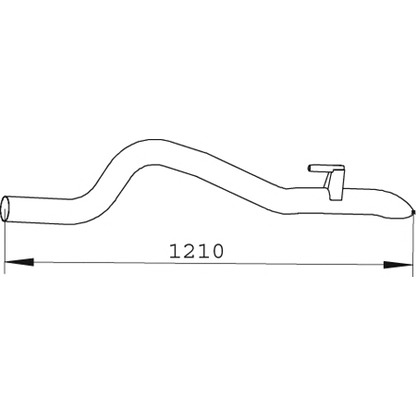 Foto Tubo gas scarico DINEX 74522