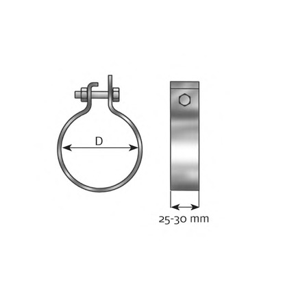 Foto Montagesatz, Schalldämpfer DINEX 99763