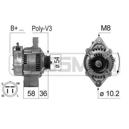 Zdjęcie Alternator ERA 210119